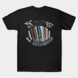 Record Album Music Logo T-Shirt